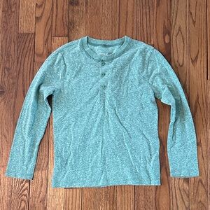 Crewcuts Teal Long Sleeve Henley for Kids